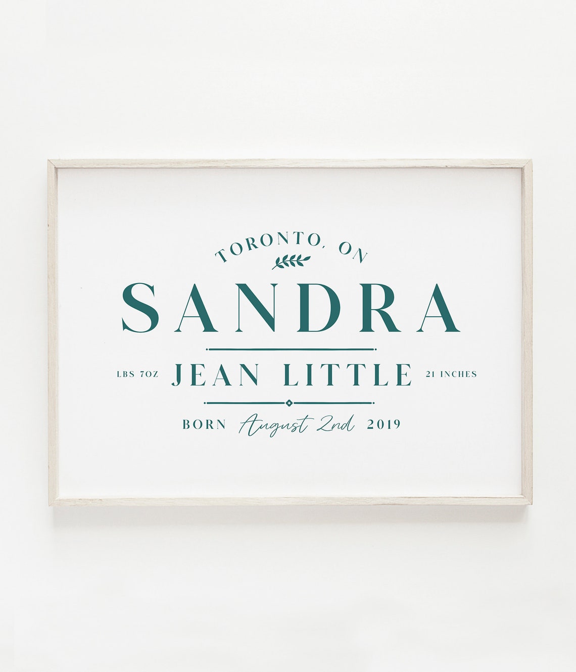 Custom Nursery Print Custom Name Print Custom Birth Print Custom Custom Wall Decor Personalized Print Above Crib Art - Image 2