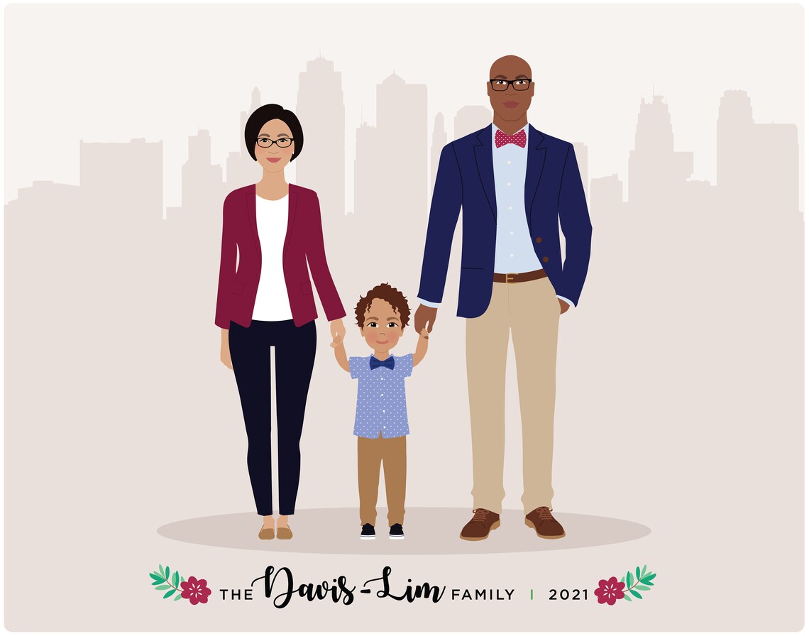 Custom Family Illustration - Add-On Person - Image 5