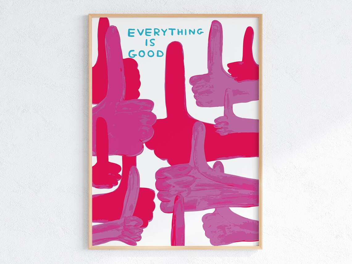 David Shrigley Everything Is Good, Quirky Decor