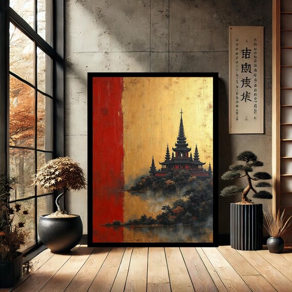 Colorful Buddha Buddhism Canvas Print Painting Wall Art Modern Abstract Home Decor