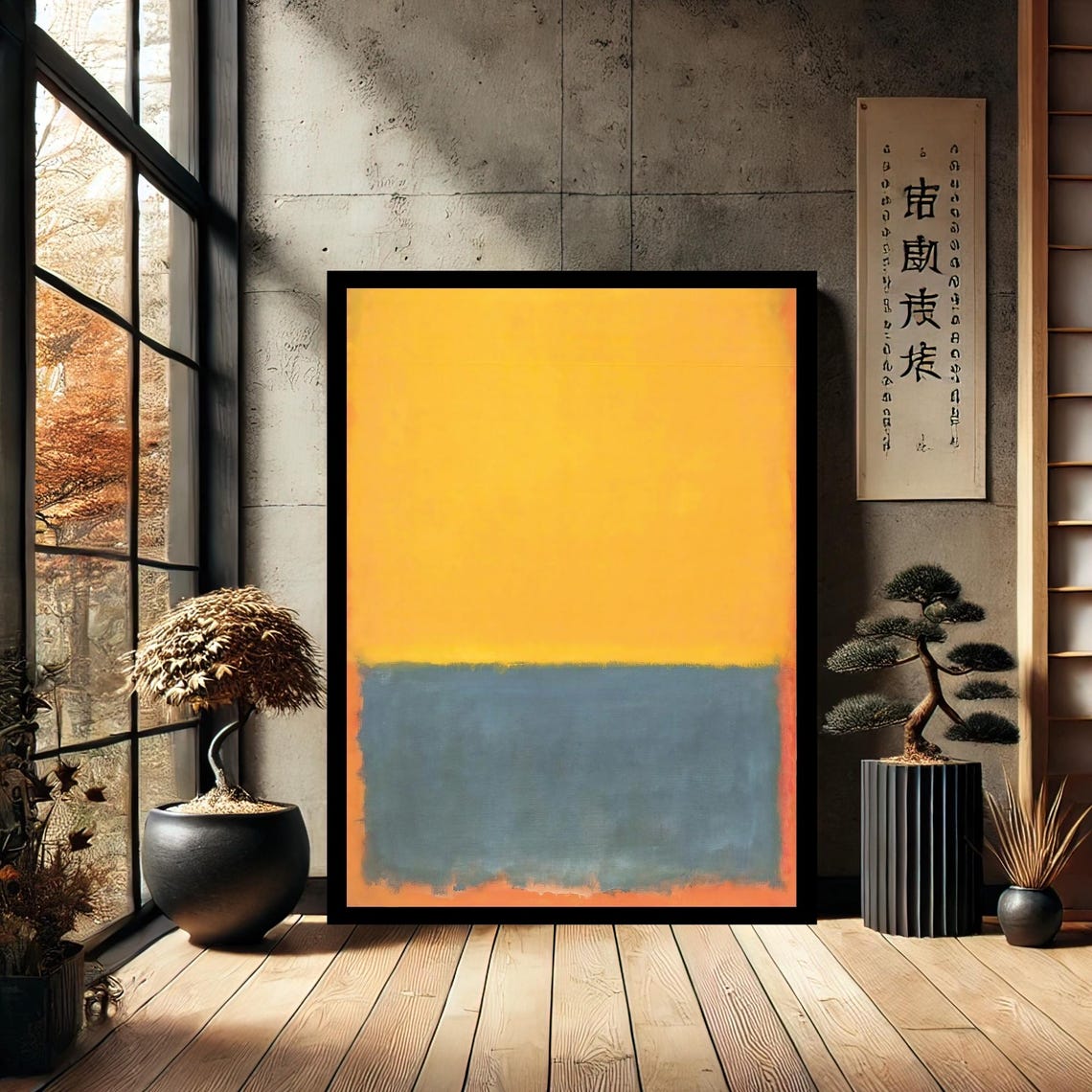 Mark Rothko Minimalist Canvas Print Painting Wall Art Reproduction Abstract Modern Home Decor