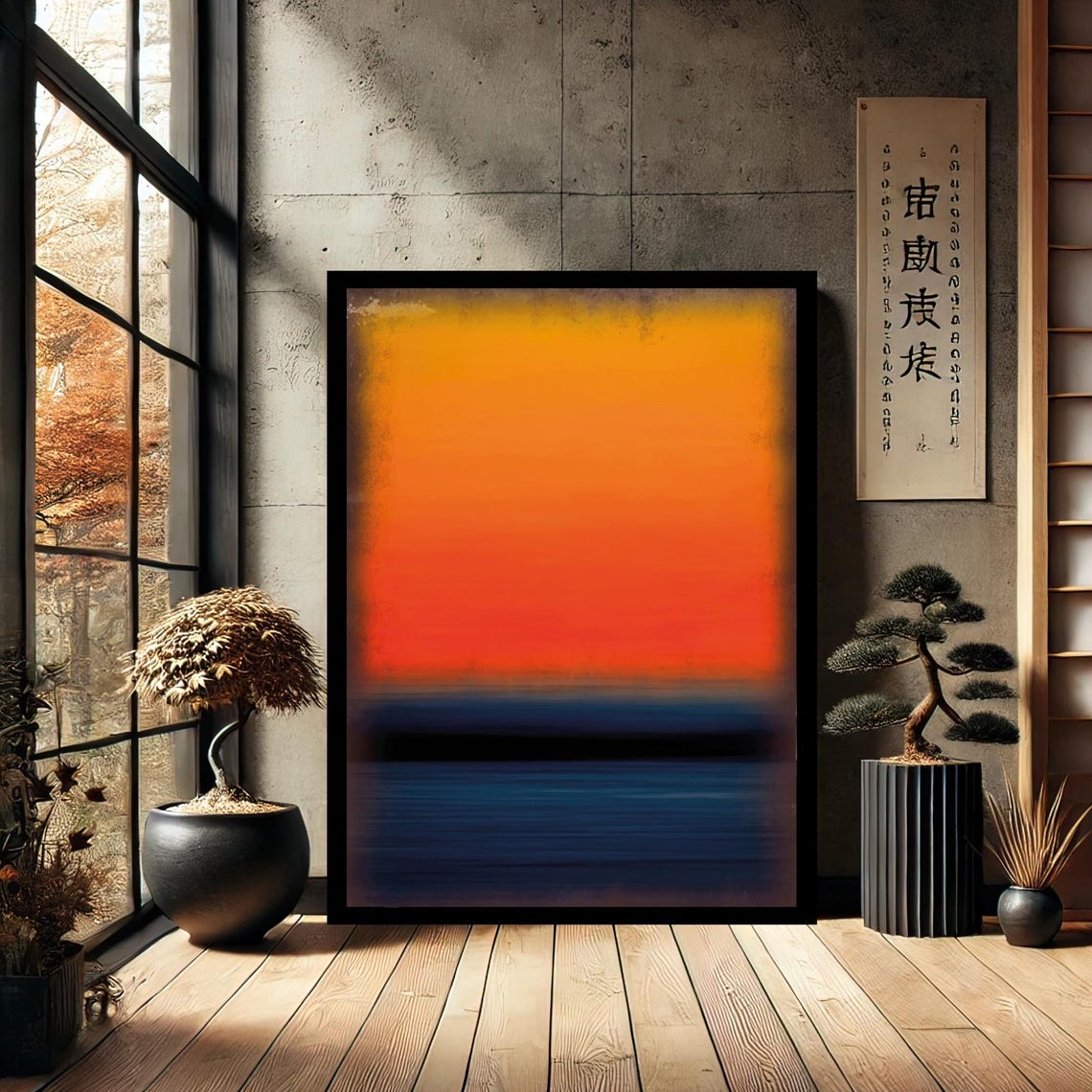 Mark Rothko Minimalist Canvas Print Painting Wall Art Reproduction Abstract Modern Home Decor