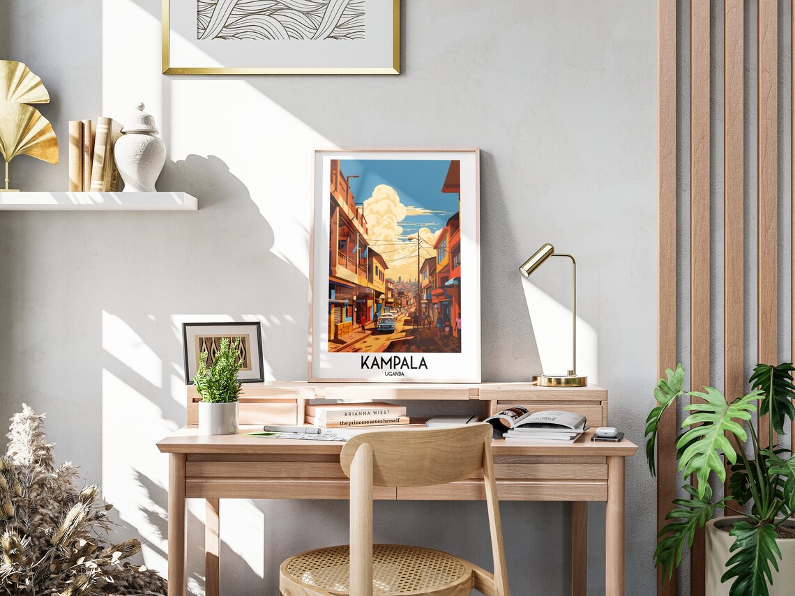 Kampala Travel Poster, Uganda Home Decor Print - Image 3