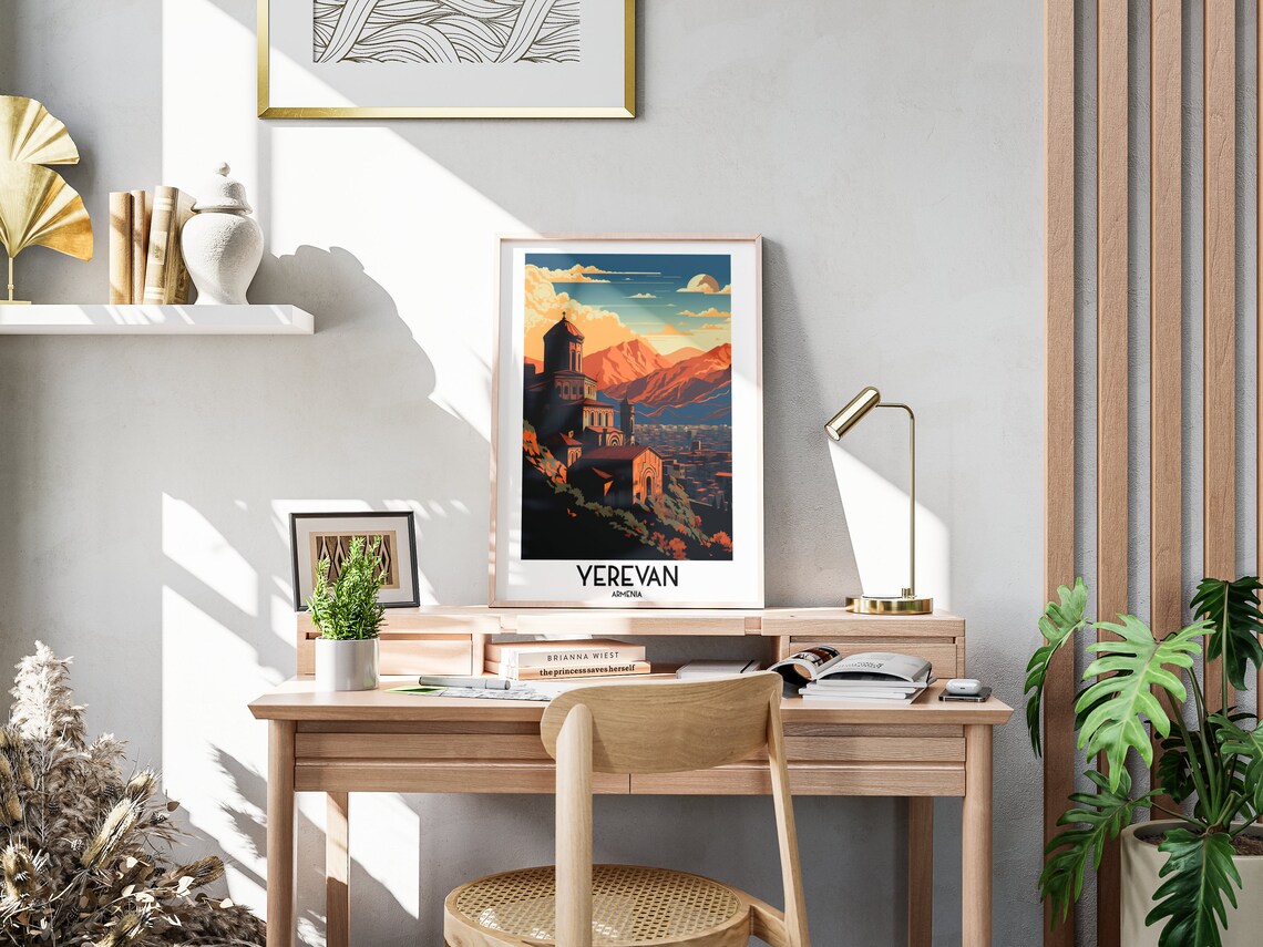 Yerevan Travel Poster, Armenia Home Decor - Image 3