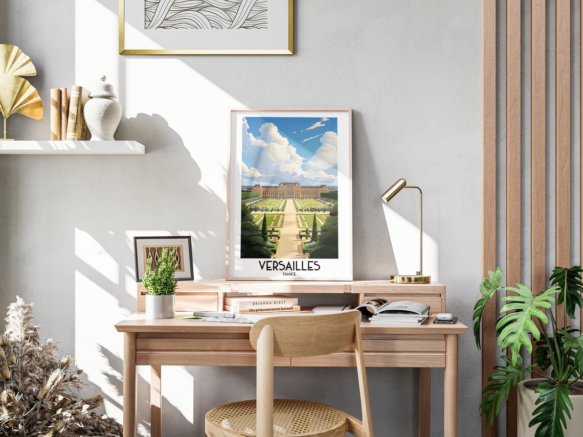 Versailles Travel Poster, France Wall Art Print - Image 3