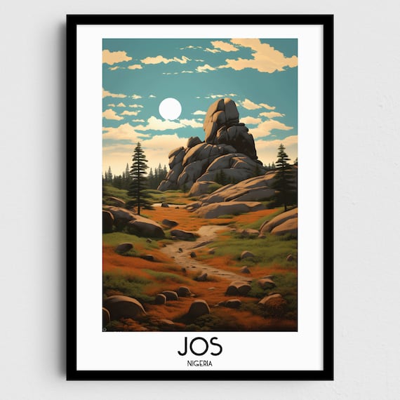 Jos Travel Wall Art Nigeria Painting Gifts Africa Home Decor Prints Posters Handmade Art Nigerian