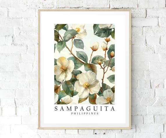 Sampaguita Philippines National Flower Art Print