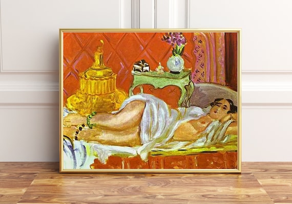 Henri Matisse Odalisque Harmony In Red Classic Artwork Poster