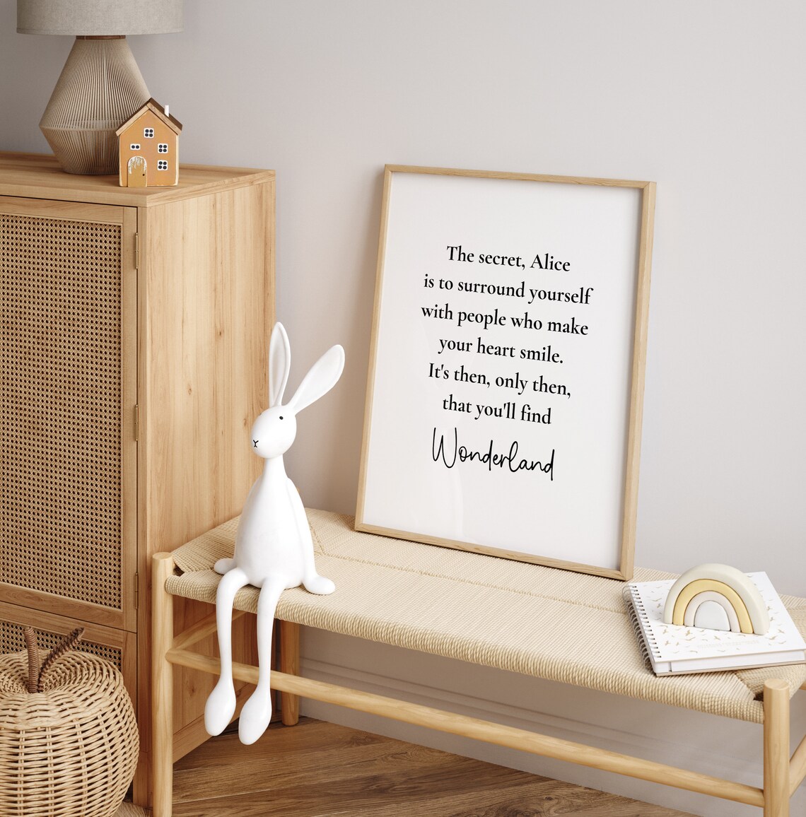 Alice In Wonderland Quote Art Print, Lewis Carroll - Image 5