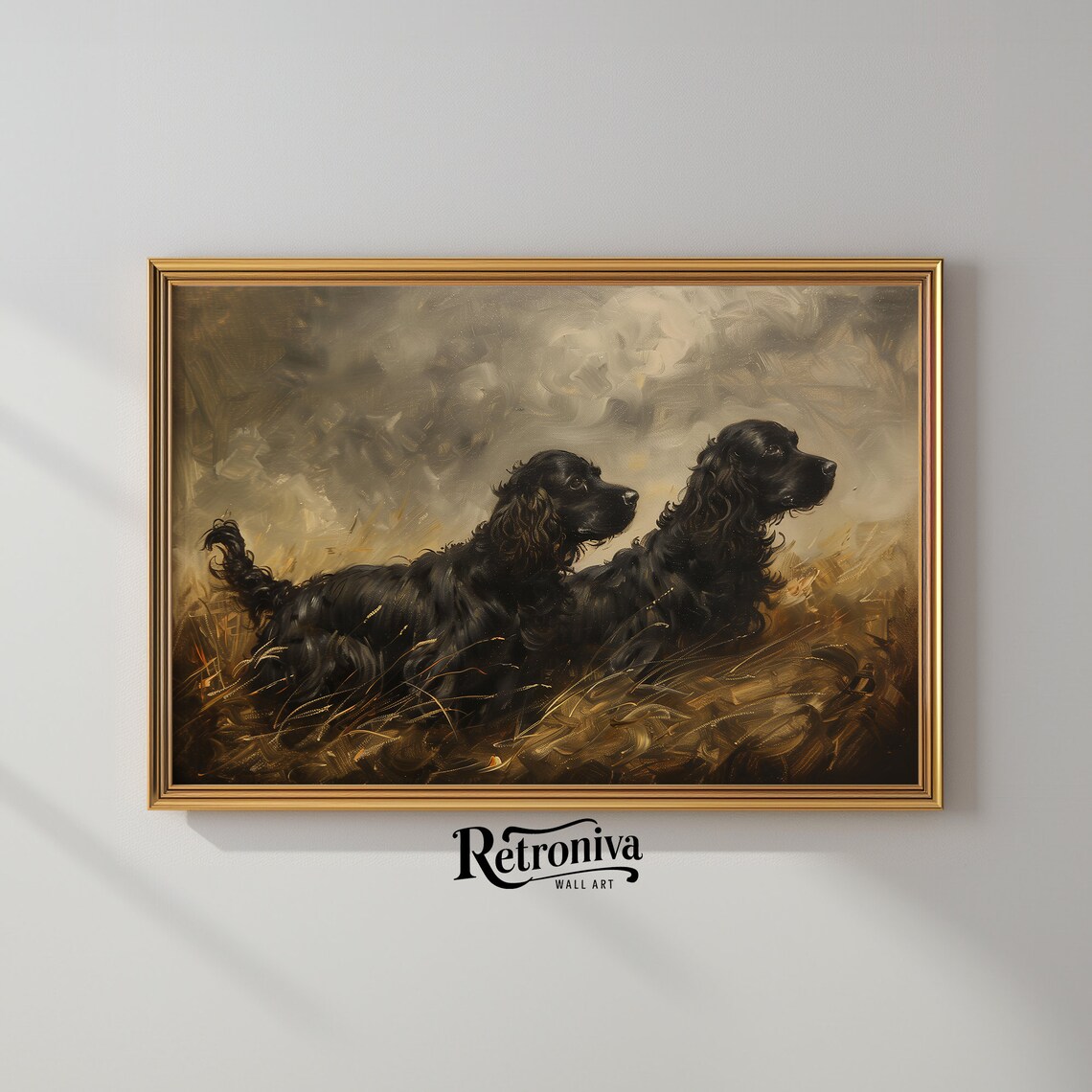 Boykin Spaniels Vintage Portrait, Hunting Dog Art Print - Image 2