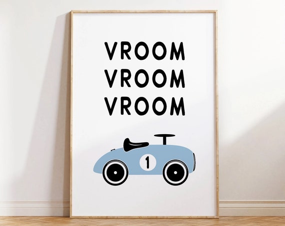 Racing Car Nursery Prints Boy Playroom Wall Art Race Car Nursery Decor Car Playroom Wall Art Playroom Wall Decor Race Sports