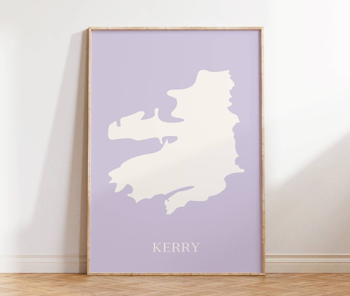 Irish County Map, Personalized Ireland Counties