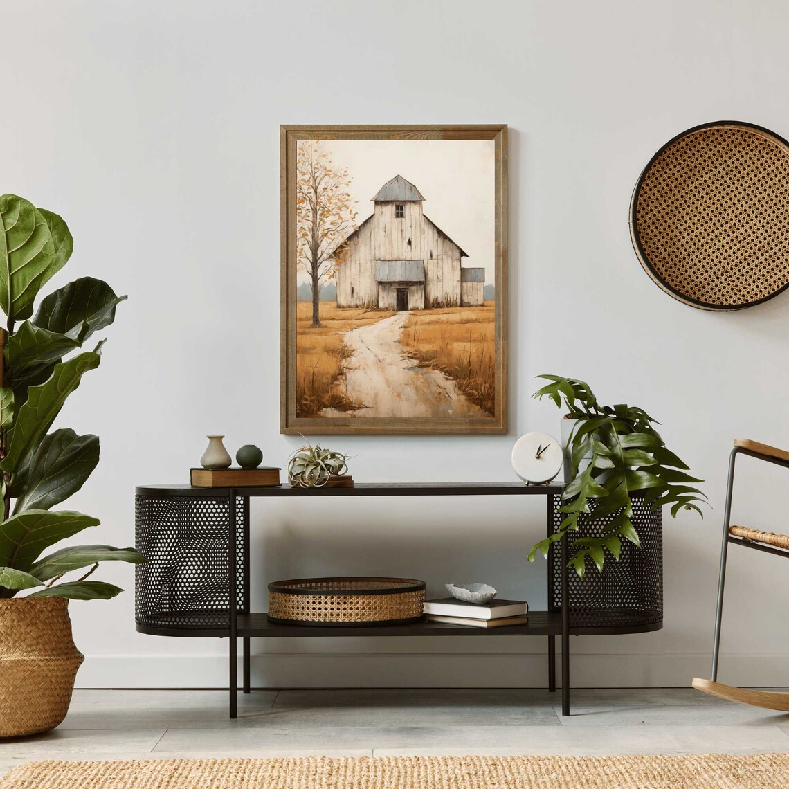 Barn Rustic Farmhouse Art Print, Vintage Countryside - Image 2