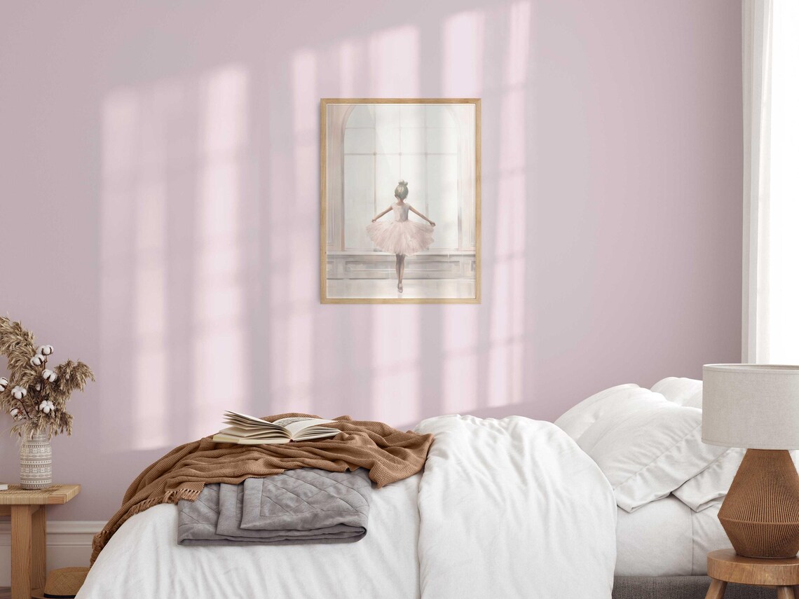 Ballet Nursery Vintage Art Print, Ballerina Decor - Image 3