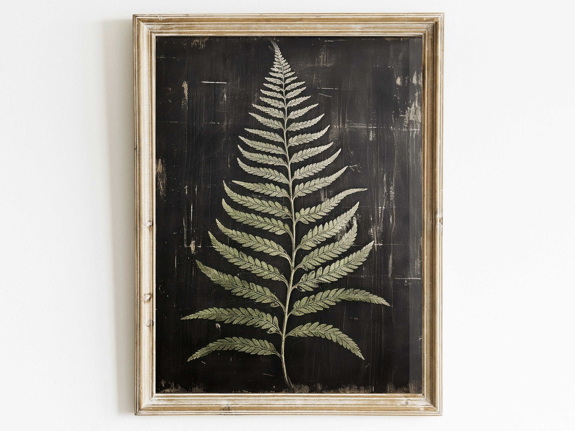 Fern Print, Vintage Botanical Art Print