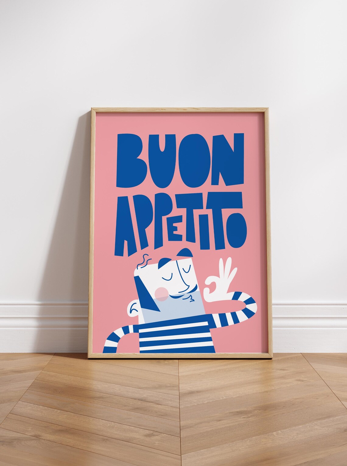 Buon Appetito Art Print, Italian Kitchen Decor