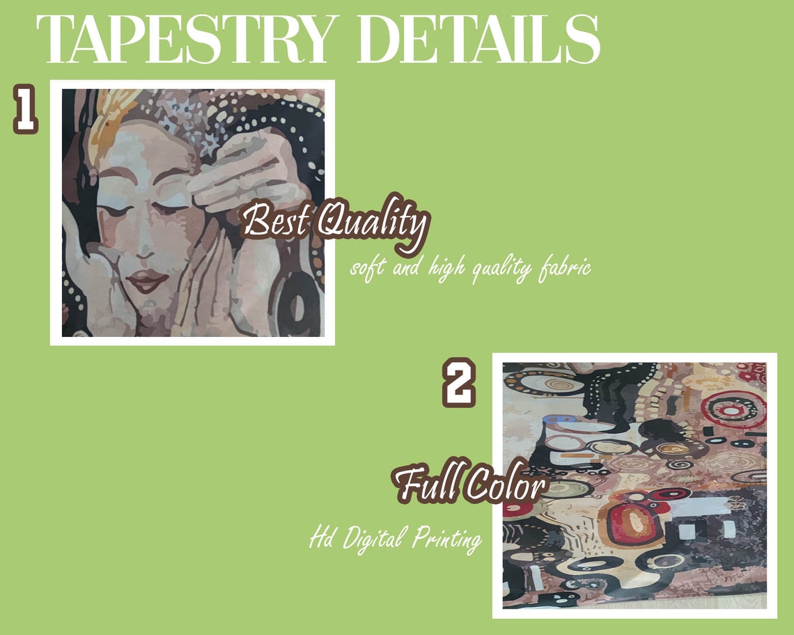 Custom Your Design Personalized Blank Tapestry Wall Hanging Art Poster - Image 3