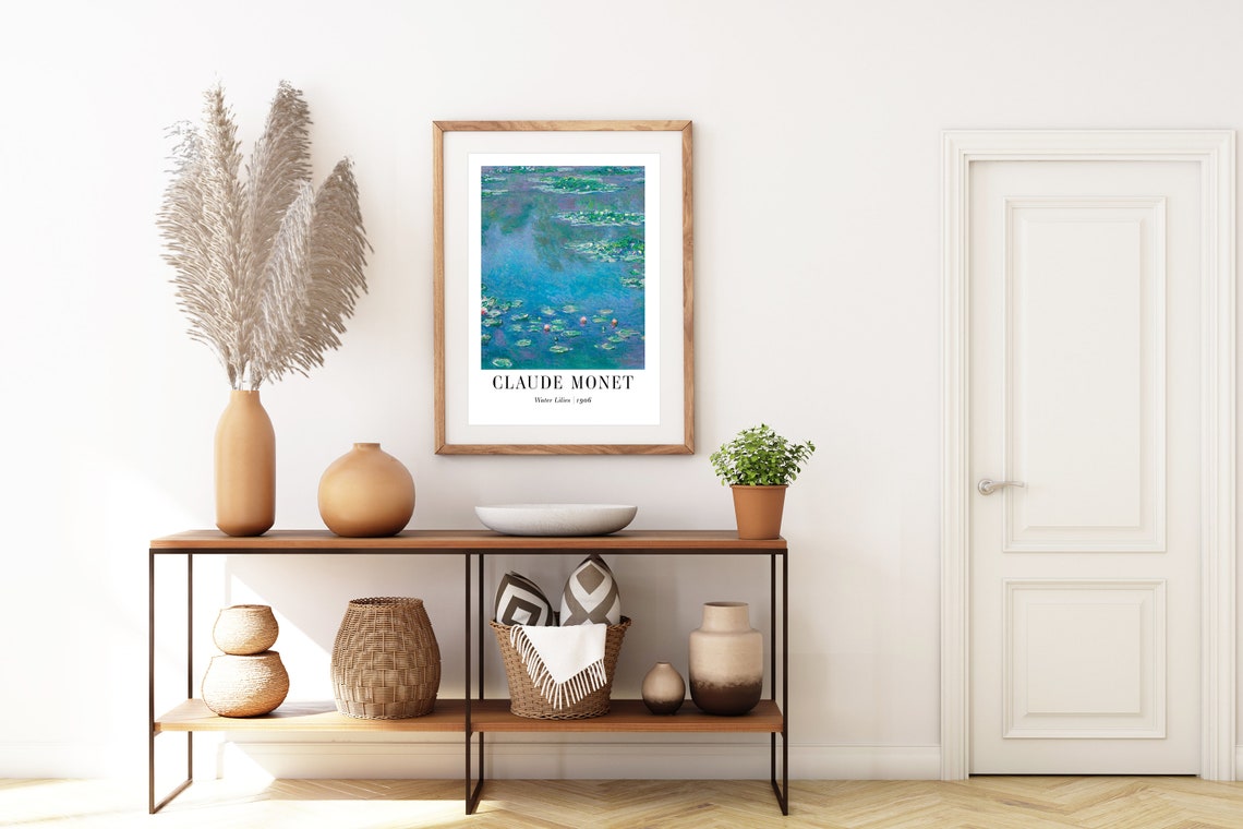 Claude Monet Water Lilies 1906 Giverny Pond Impressionist Poster - Image 6