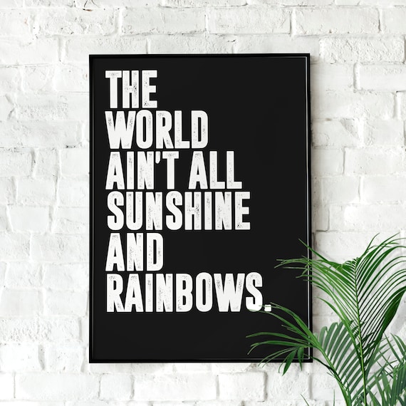 Motivational Quote Poster Wall Art Minimalist Home Office Gym Dcor Inspirational