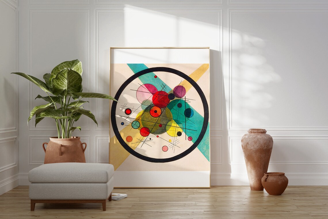 Kandinsky Circle In A Circle, Abstract Art Poster - Image 2