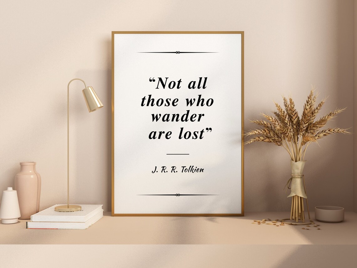 Lord Of The Rings Quote Print, Minimalist Poster - Image 3