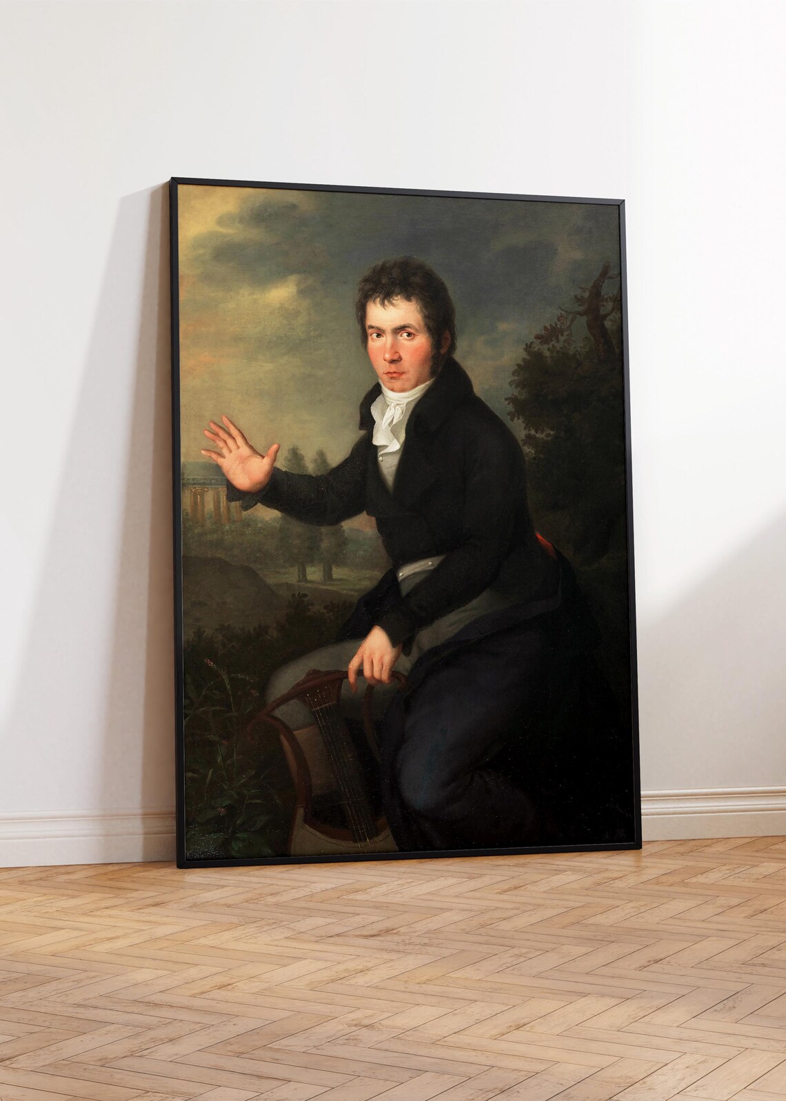 Young Beethoven Portrait Art Print, Classical Music - Image 3