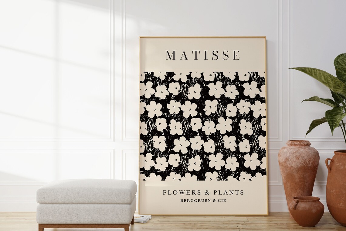 Henri Matisse Flowers and Plants Minimalist Art Print - Image 3