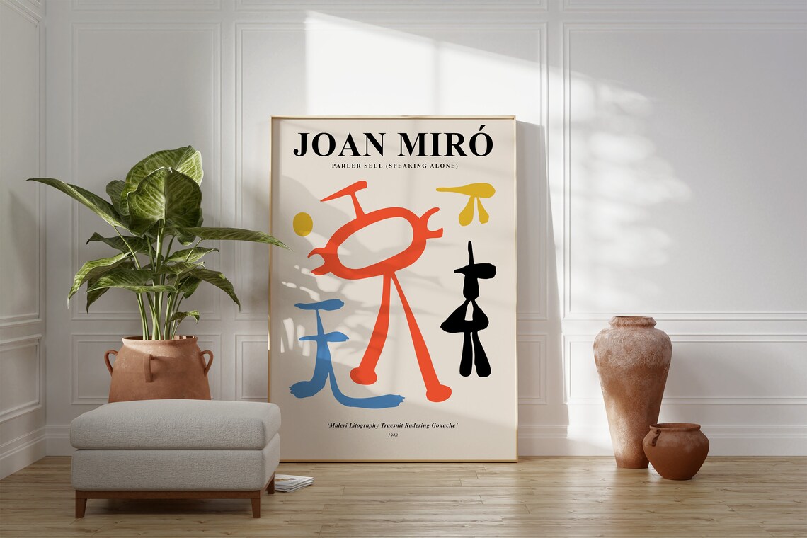 Joan Miro Abstract Art Print, Modern Wall Art - Image 3