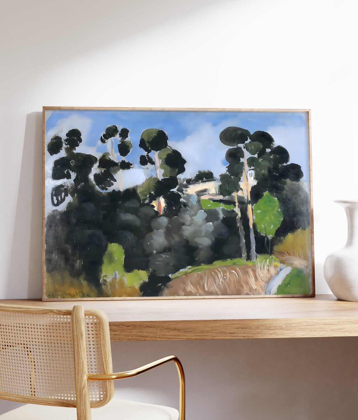 Henri Matisse Dark Forest Trees Blue Sky Modern Landscape Poster - Image 4