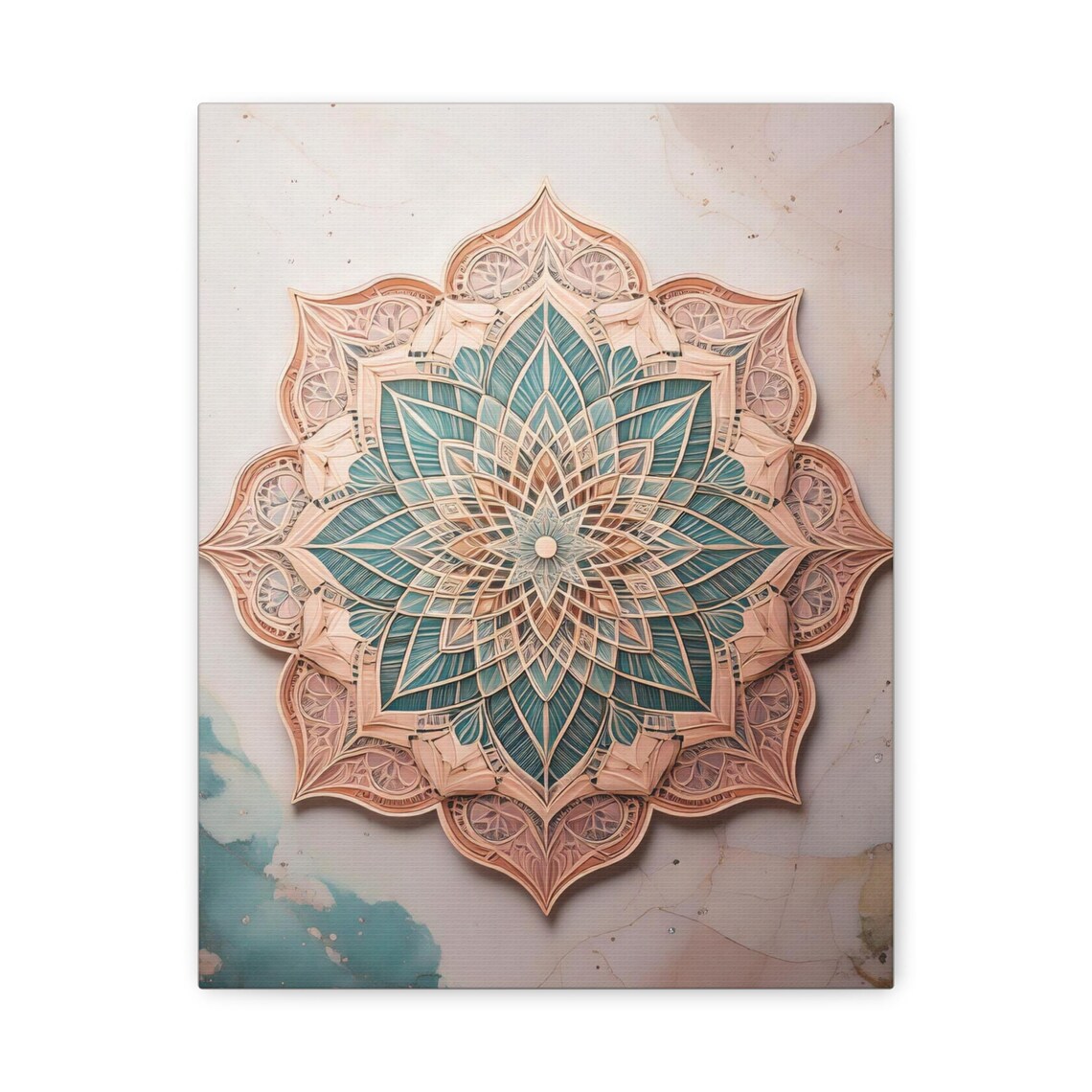 Bohemian Mandala Art Print, Relaxing Zen Decor