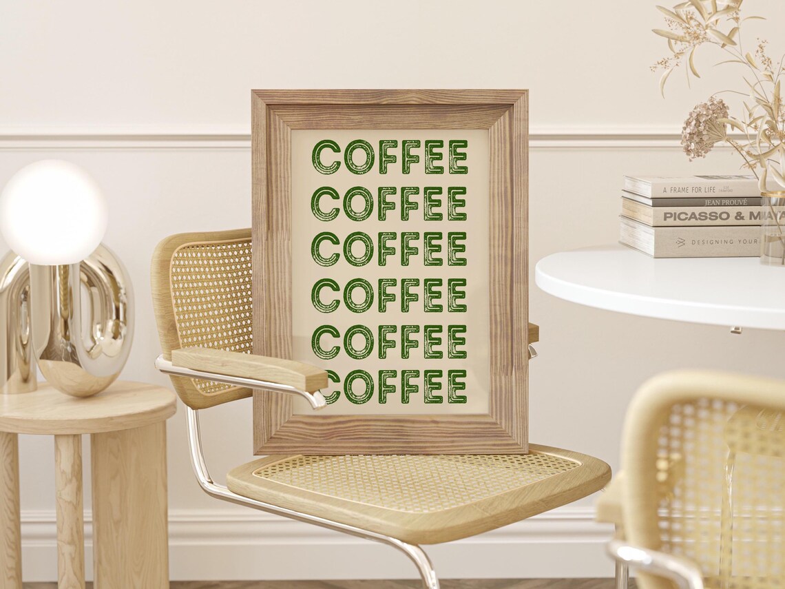 Retro Coffee Print, Coffee Bar Decor - Image 3