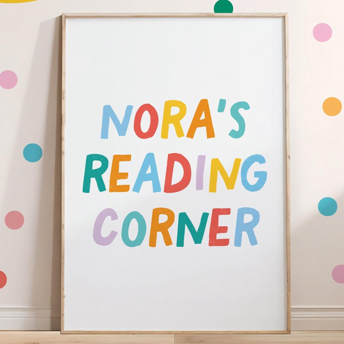 Custom Reading Corner Kids Room Art Print