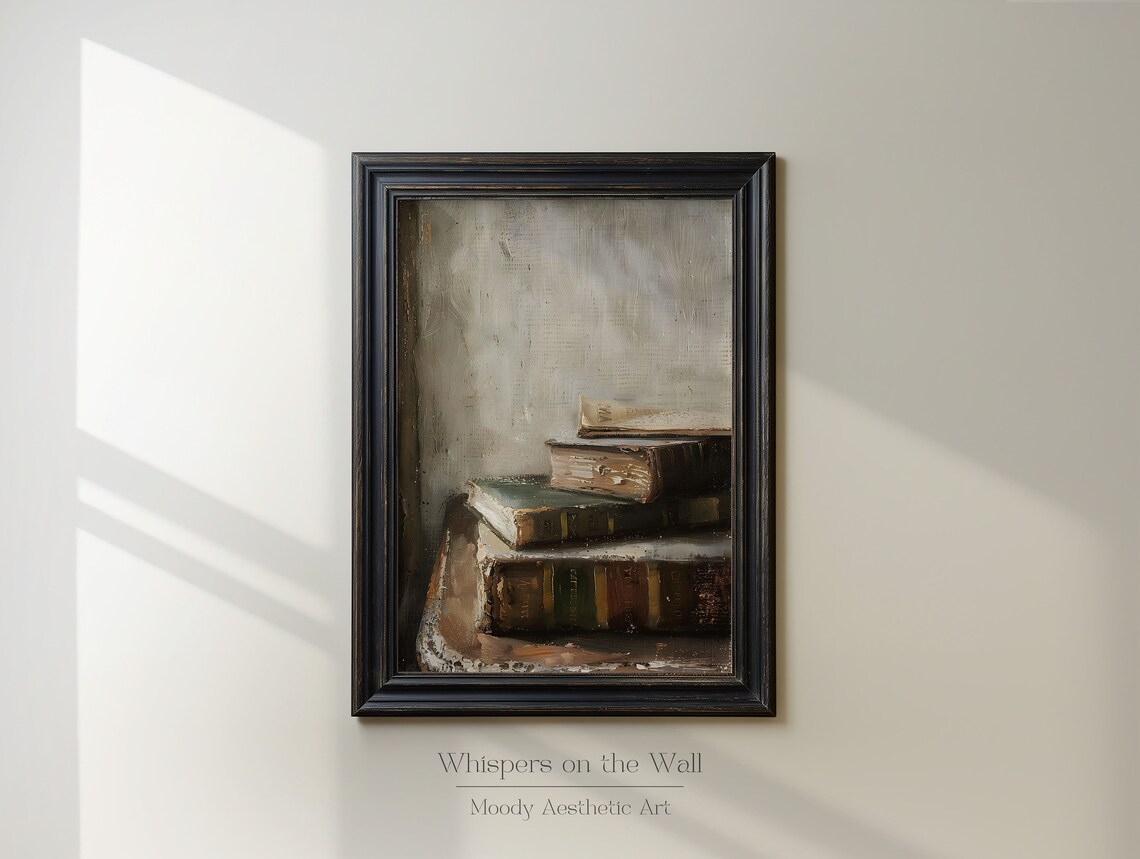 Dark Academia Bookish Wall Art, Gothic Vintage Decor - Image 6