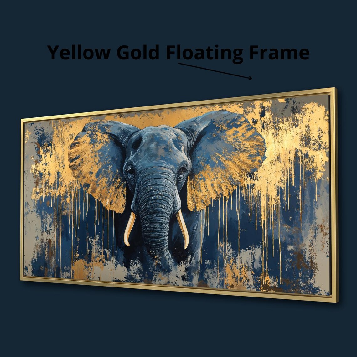 Elephant Animal Portrait Wildlife Poster Print - Image 4