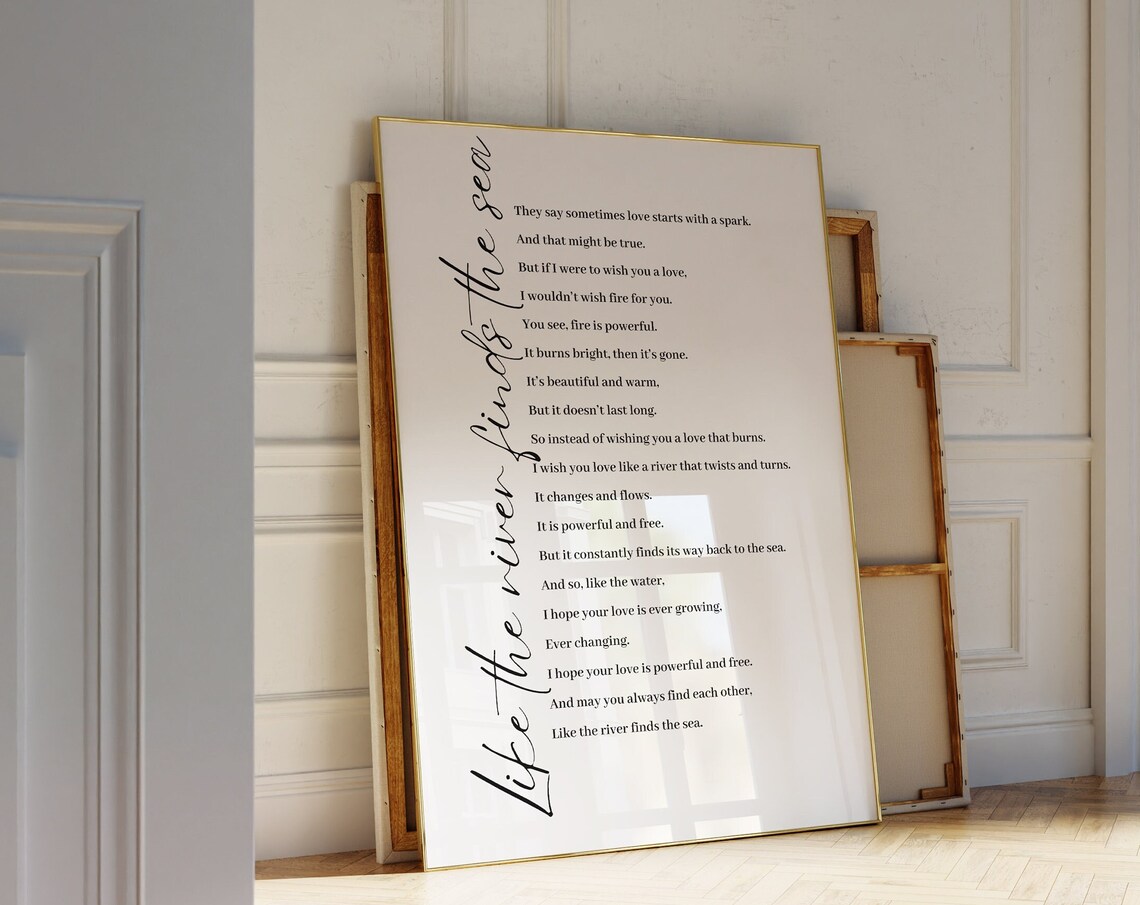 Personalised Poem Print, Custom Text Art Print - Image 2