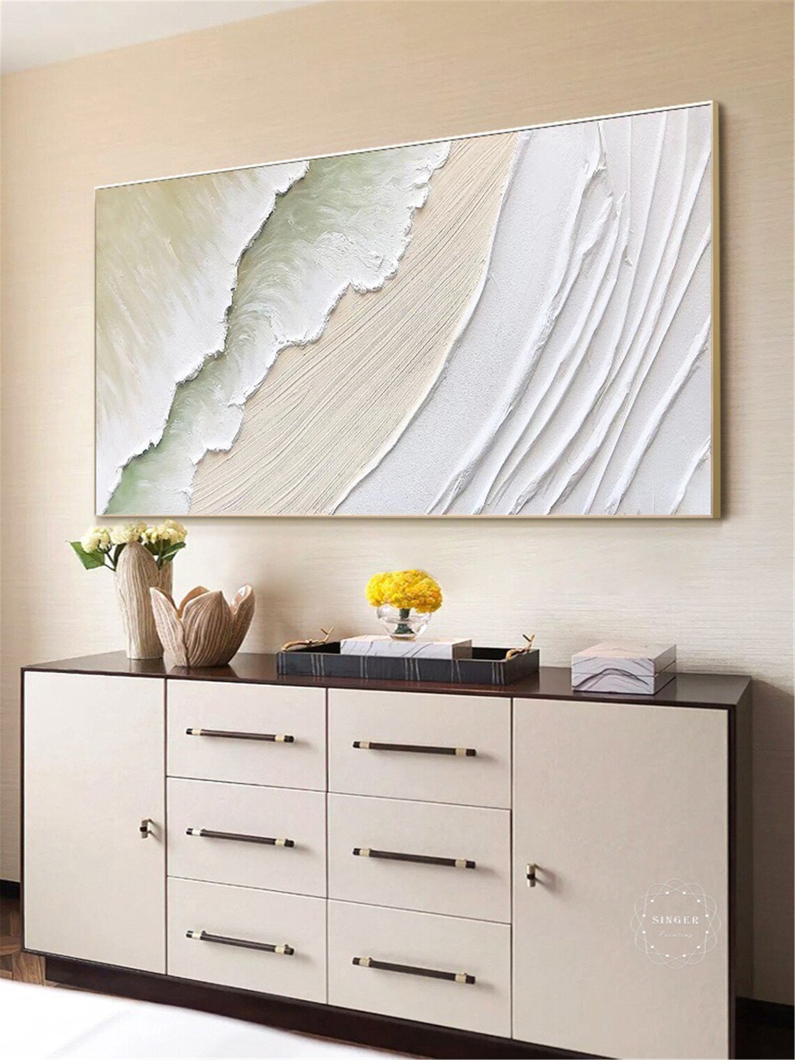3D Texture Original Painting, Abstract Wall Art - Image 2