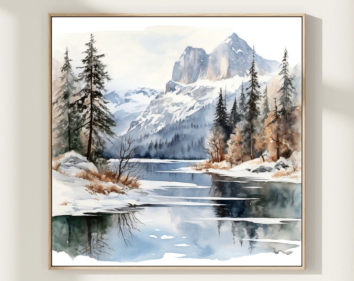 Winter Mountain Landscape