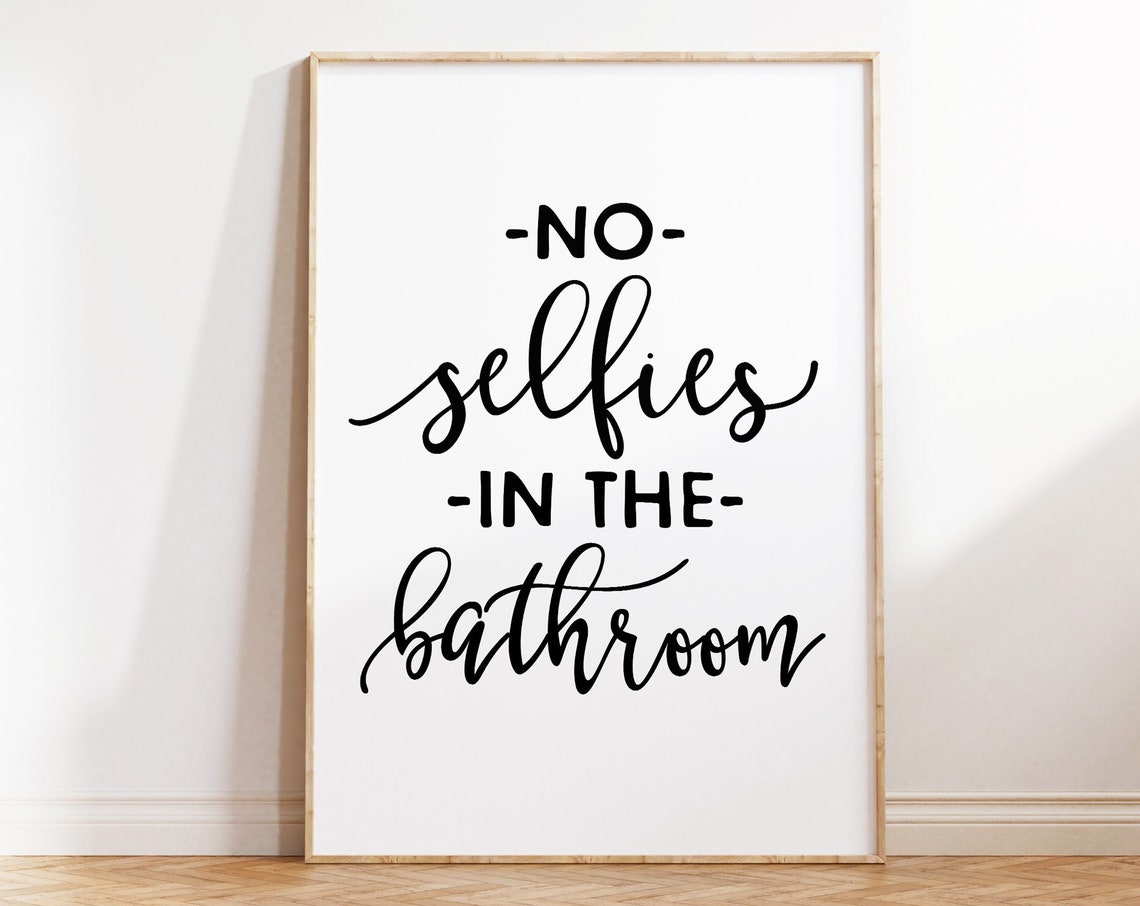 Funny Bathroom Wall Decor Bathroom Prints Printable Wall Art For Bathroom Wall Art Funny Quotes Poster Iloveprintable - Image 3
