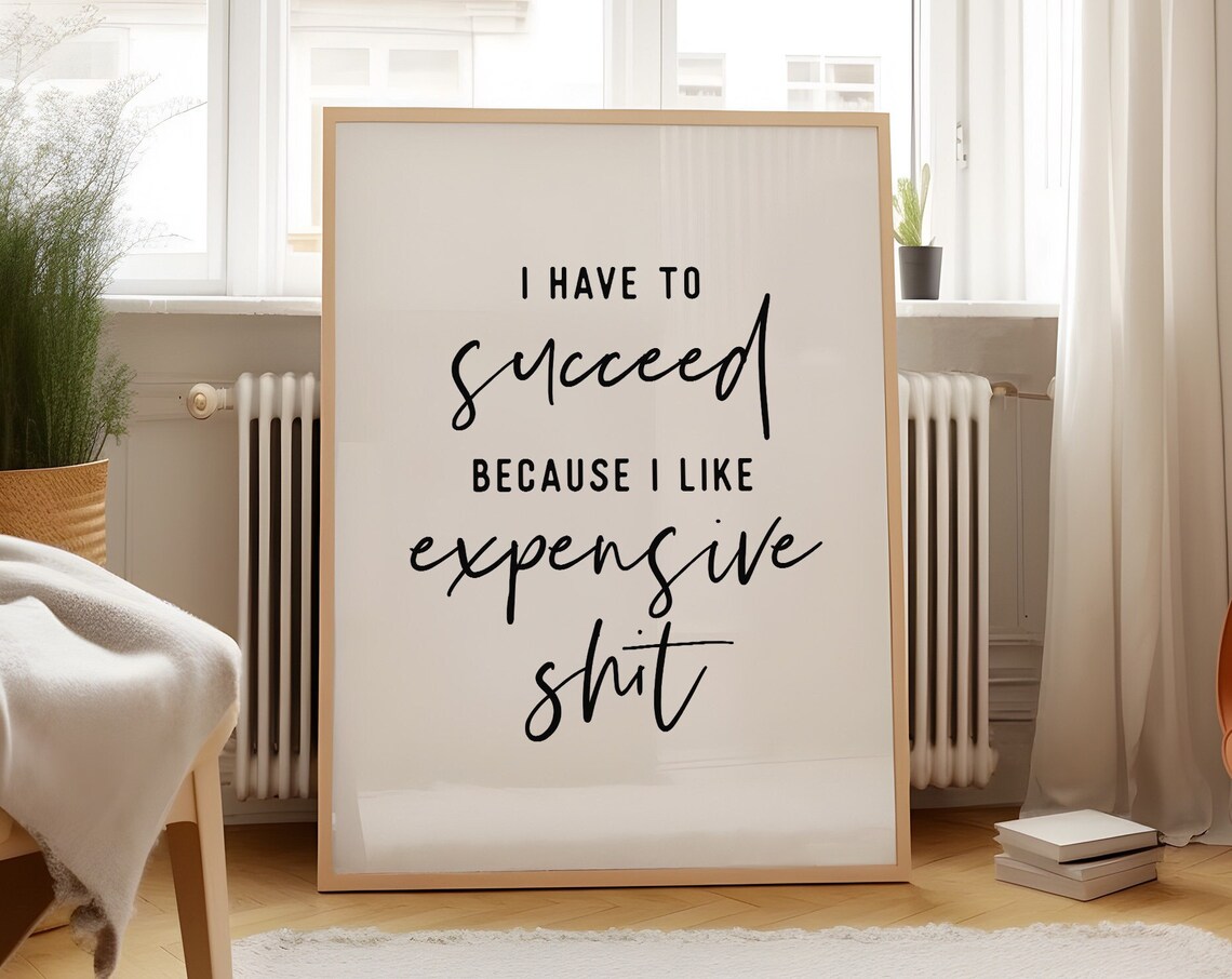 Funny Quotes Wall Art For Girls Bedroom Wall Art Printable Girls Room Decor Girl Boss Gift Fun Sayings Art Print - Image 3