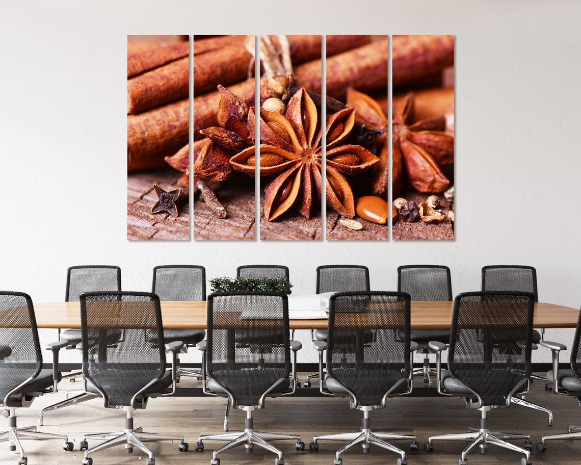 Star Anise Cinnamon Sticks Warm Spices Close Up Kitchen Poster - Image 3