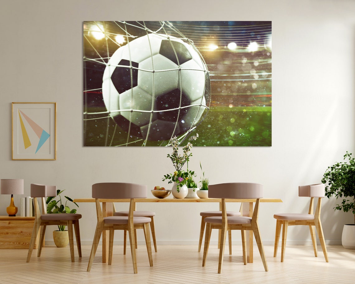 Soccer Ball Photo Print Art Football Ball Home Decor For Wall Soccer Large Art For Wall Game With Ball Pictures Art On For Gift - Image 6
