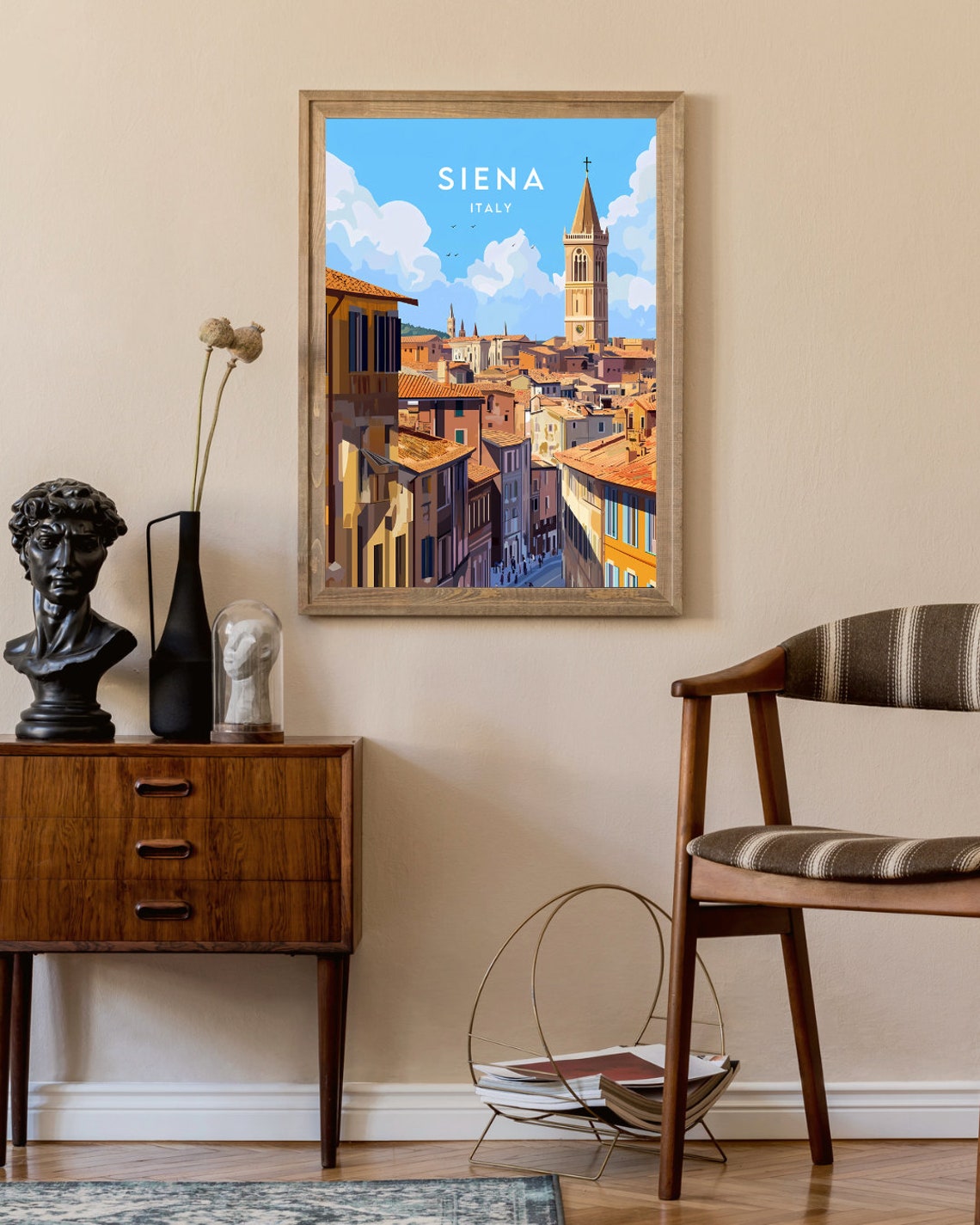 Siena Travel Print Italy Siena Poster Italy Poster Travel Wall Art Italy Print Poster Italy Art Europe Siena Print Italian Print - Image 2