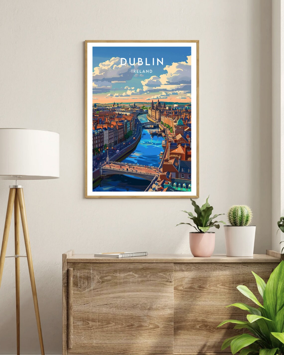 Dublin Travel Poster, Europe Wall Art Print - Image 3