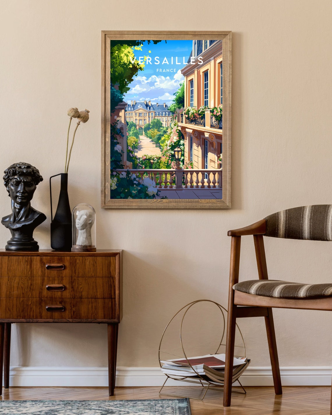 Versailles Travel Print France Versailles Poster France Poster Travel Wall Art France Print France Wall Art Europe Versailles Print - Image 2