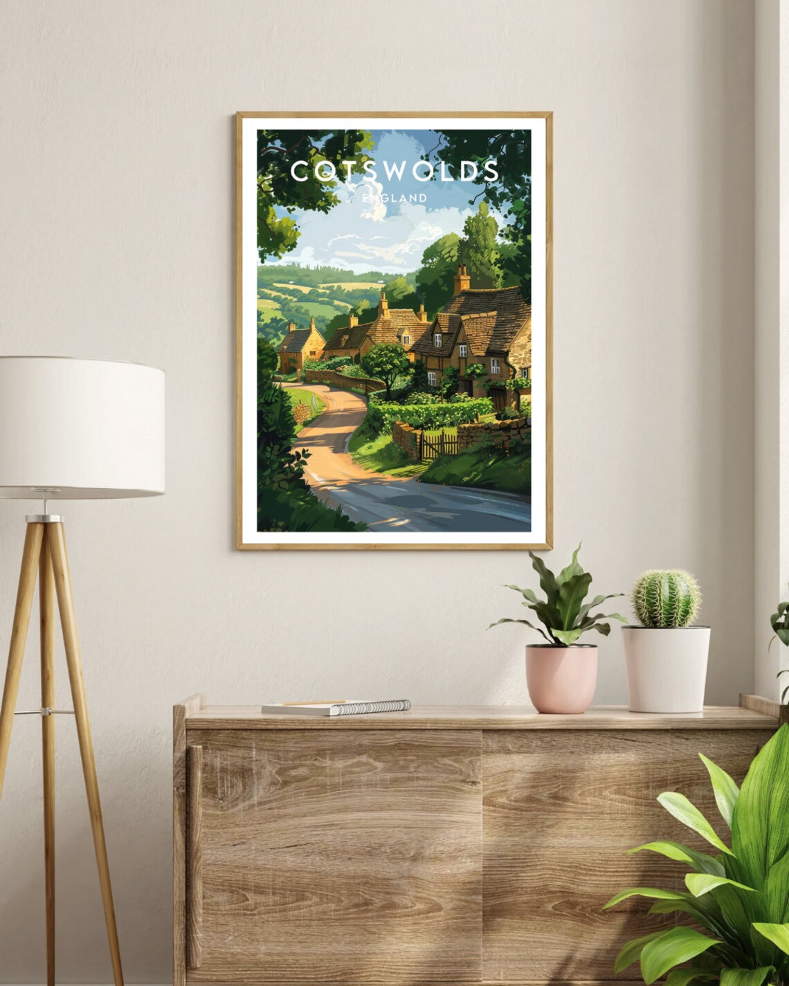 Cotswolds Travel Poster, England Europe Wall Art - Image 3