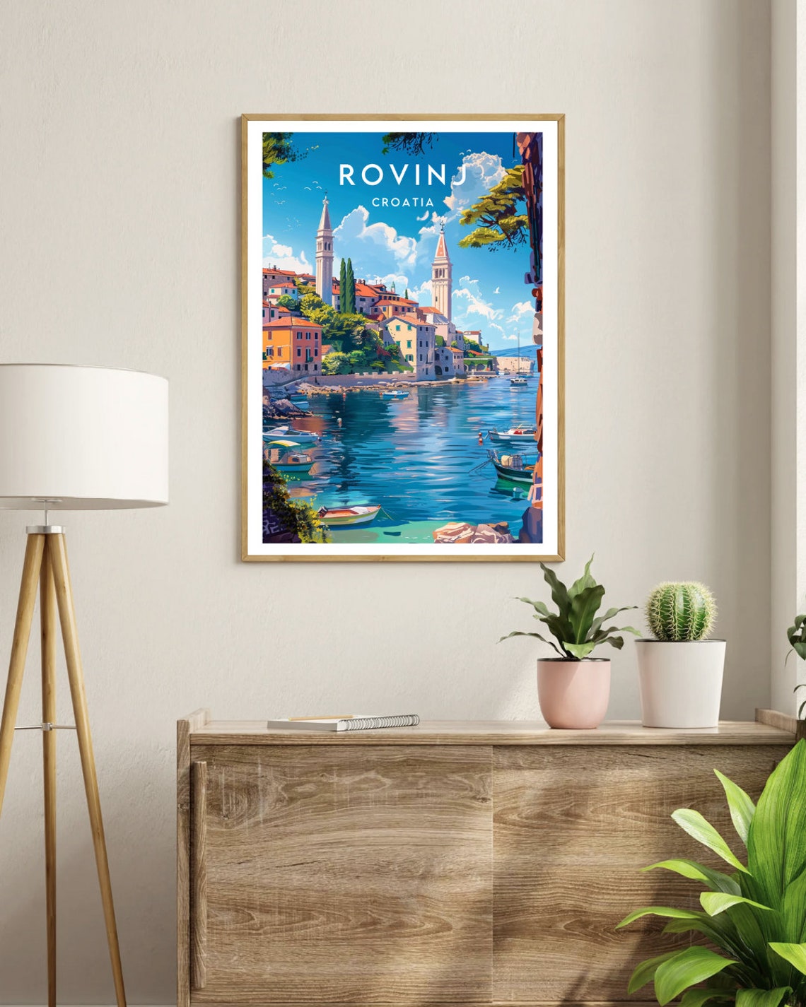 Rovinj Travel Print Croatia Rovinj Poster Croatia Poster Travel Wall Art Croatia Print Croatia Rovinj Europe Croatian Rovinj Art - Image 3