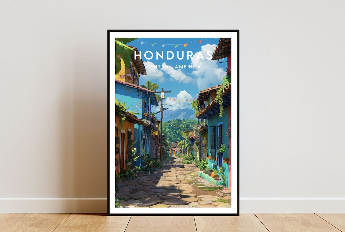 Honduras Travel Wall Art Print