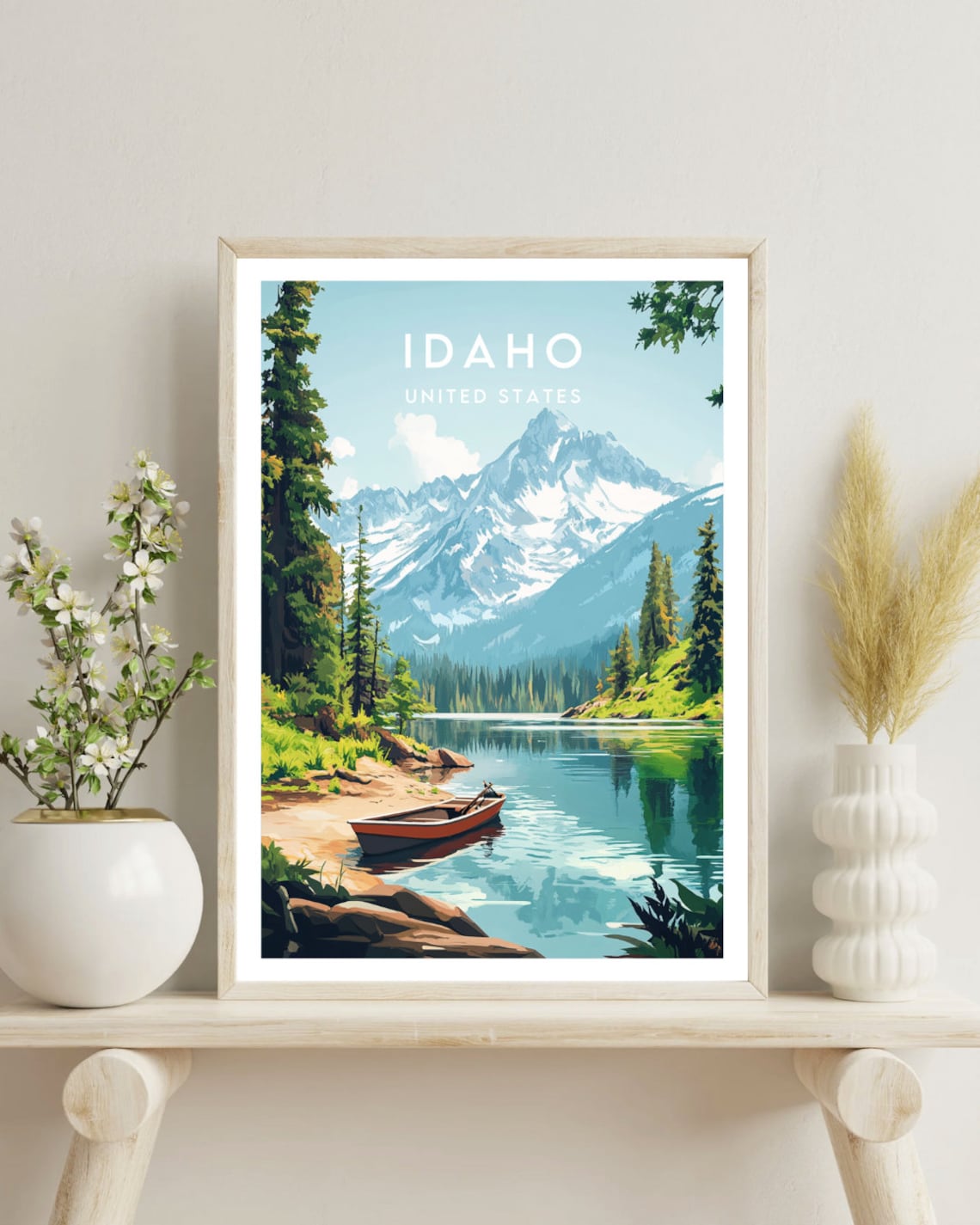 Idaho Travel Wall Art United States Poster - Image 4