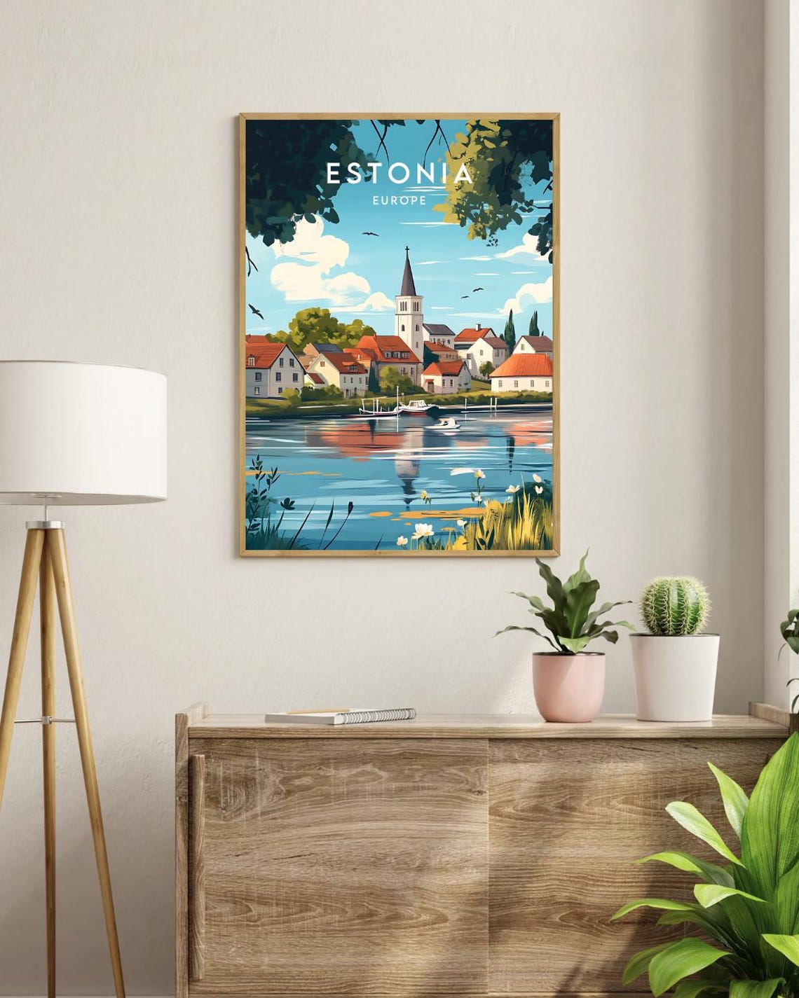 Estonia Travel Print Europe Europe Poster Estonia Poster Travel Wall Art Estonia Print Estonia Europe Tallinn Wall Art Tallinn Art - Image 3