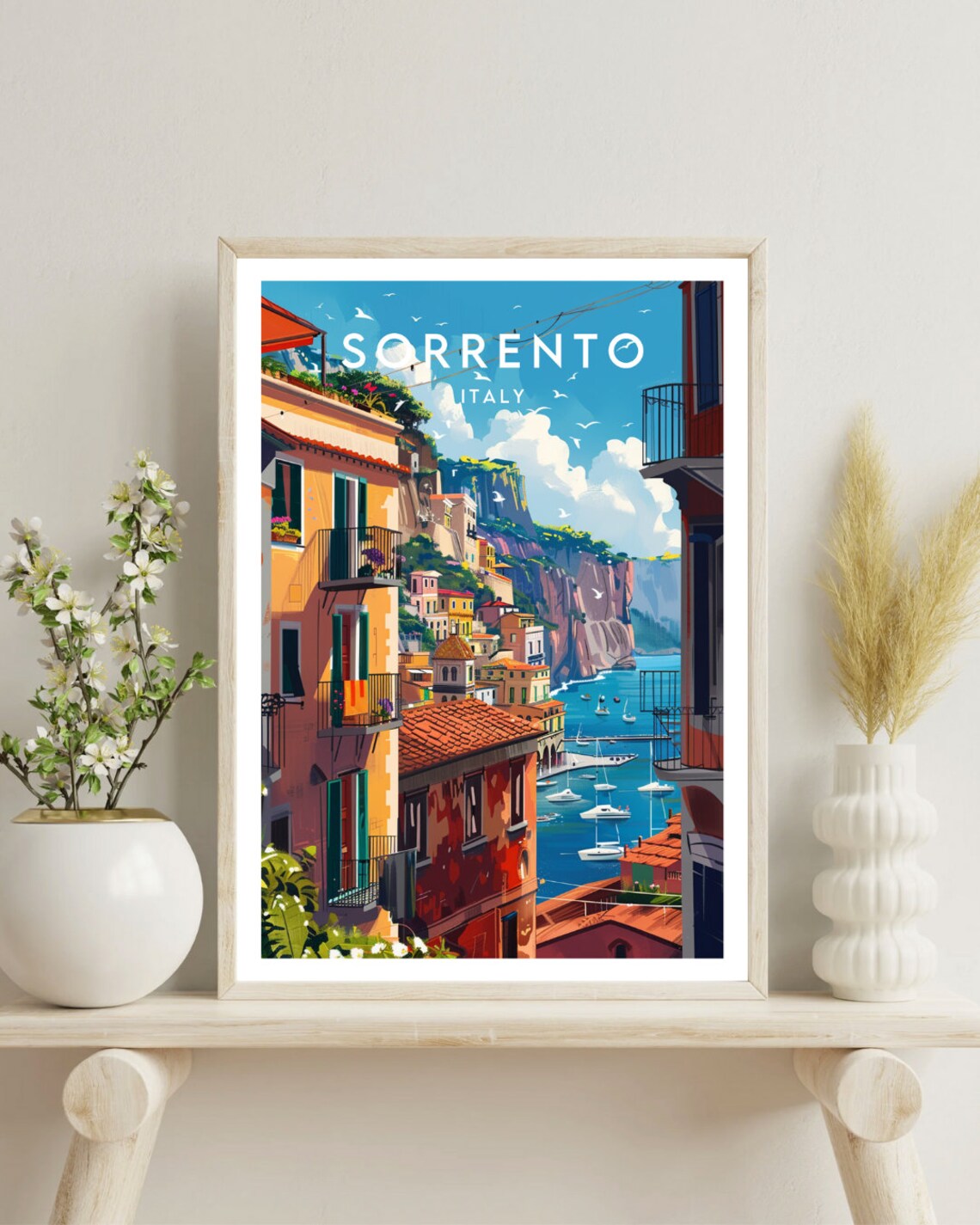 Sorrento Travel Poster, Italy European Wall Art - Image 4